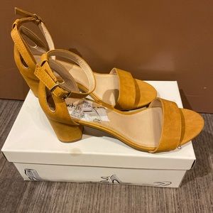 Mustard Yellow Heels